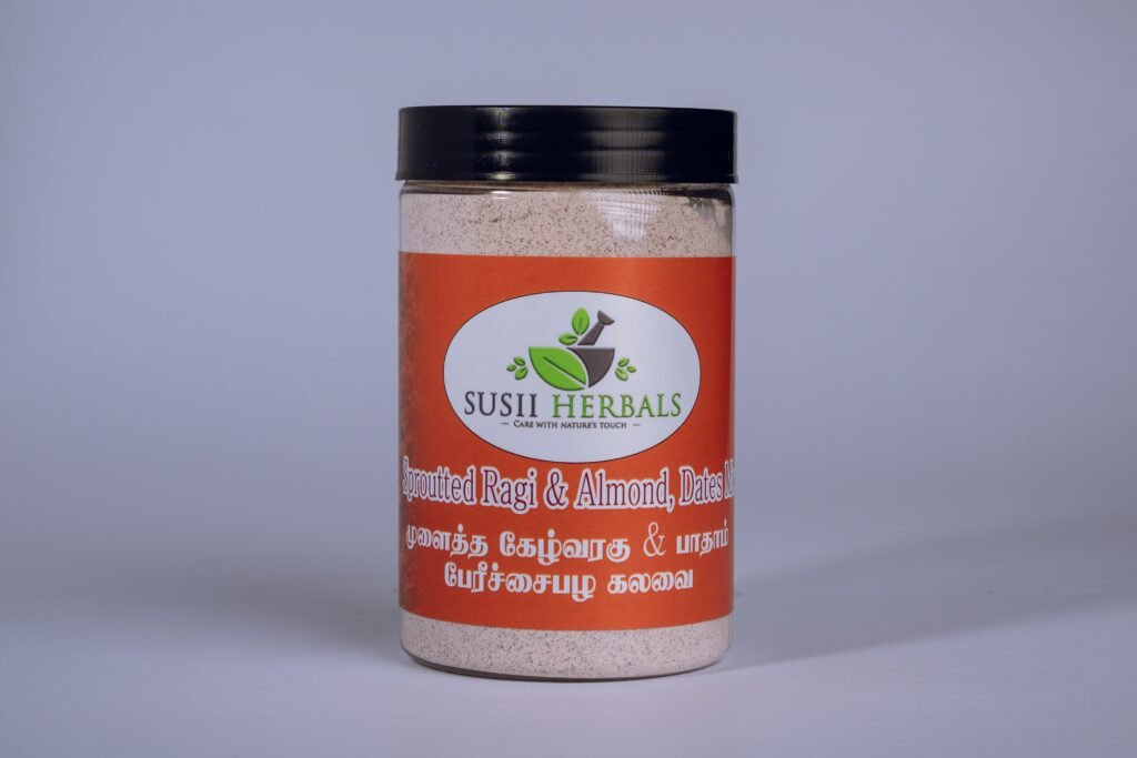 Susii Herbals Sprouted Ragi, Almond & Dates Mix